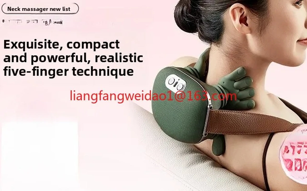 Hand Shoulder and Neck Massager Cervical Spine Massager Trapezius Neck Massager